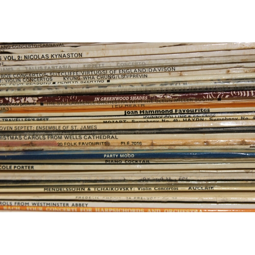 670 - 2 boxes of assorted LP vinyl records