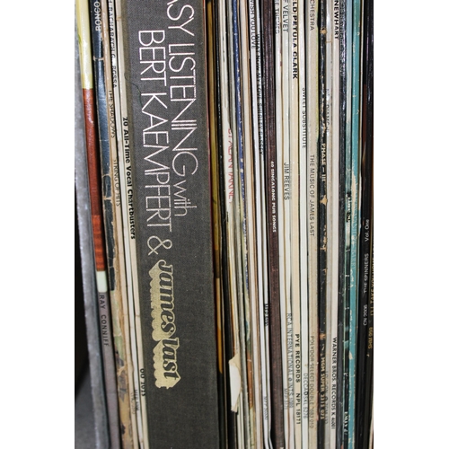 670 - 2 boxes of assorted LP vinyl records