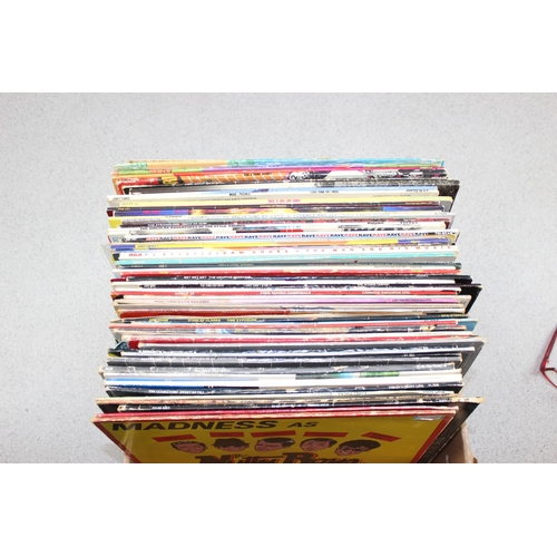 672 - Qty of assorted vinyl LP records, 12