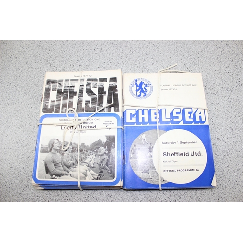 776 - Qty of football programmes, mainly 1970's and football related book, Chelsea related