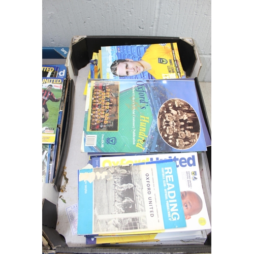 777 - 6 boxes of assorted Oxford United football programmes, 1960's onwards, many hundreds