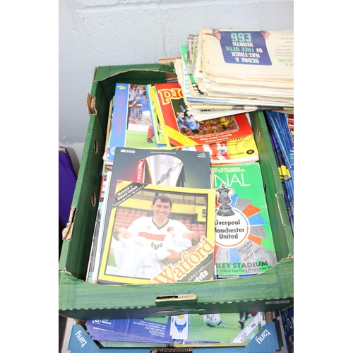 777 - 6 boxes of assorted Oxford United football programmes, 1960's onwards, many hundreds