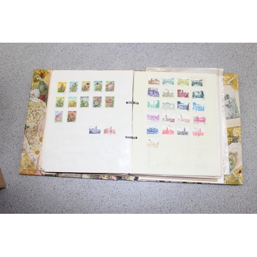 606 - Stamps, Box, GB, World, Commonwealth collection in 3 Albums, Quantity