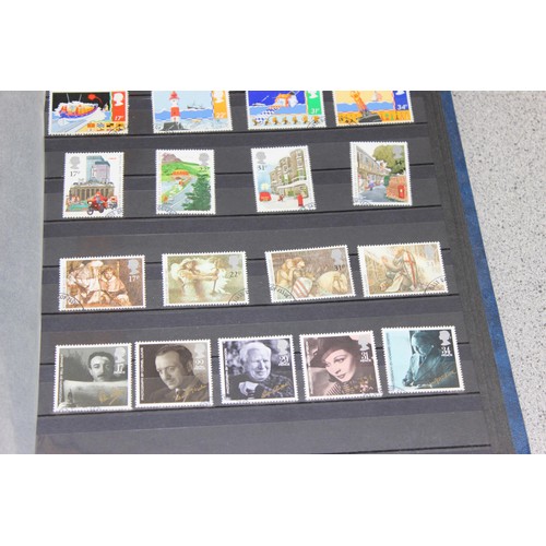 612 - Stamps, GB QE2 commems in 64 page Stockbook, Fine Used, 500+ sets,