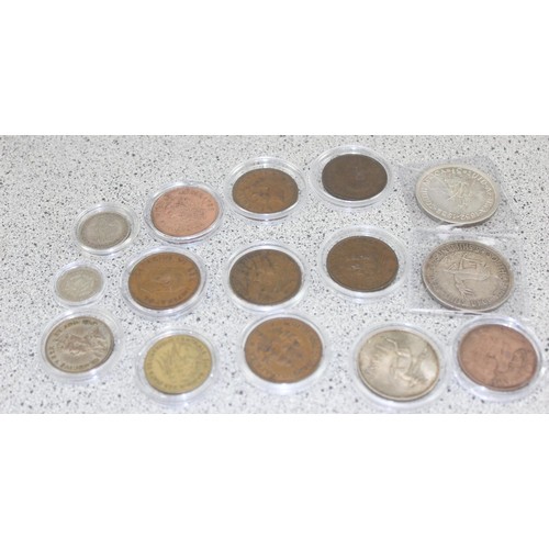 1342 - Qty of assorted South African coins, some silver, approx 600g gross