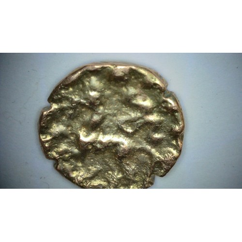 1338 - Celtic Quarter Stater coin, approx 1.19g gross, approx 1.1cm diameter