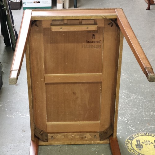 101 - A vintage military campaign desk with removeable legs, dated 1955