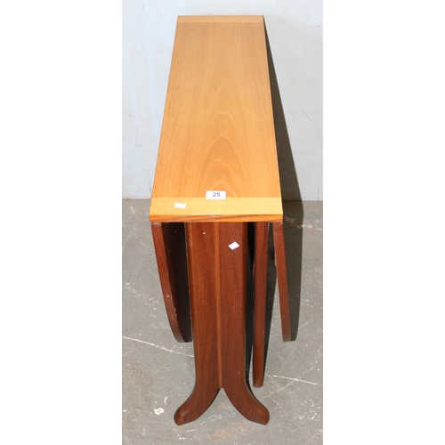 25 - Retro Nathan dropleaf dining table