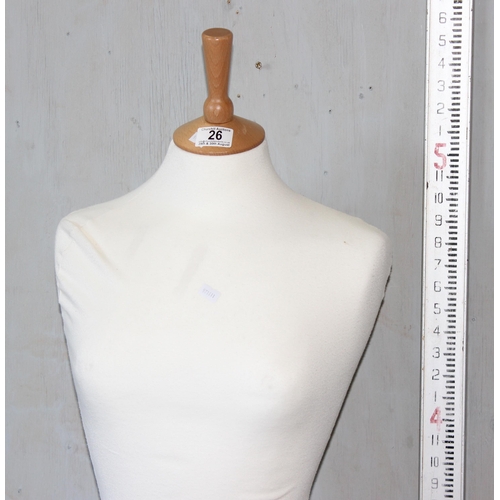 26 - Dressmakers mannequin on stand