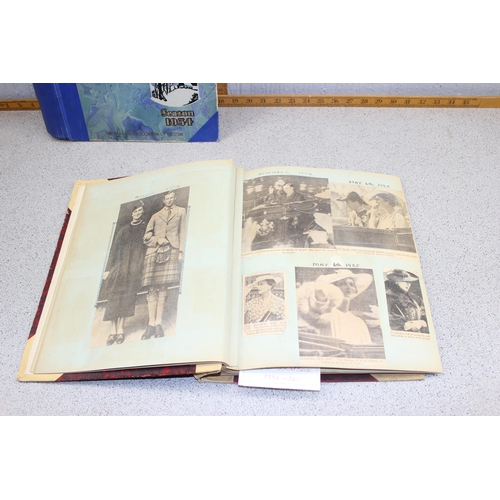 550 - 2 early 20th century scrapbook dealing mainly with Edwards VIII before abdication c.1935