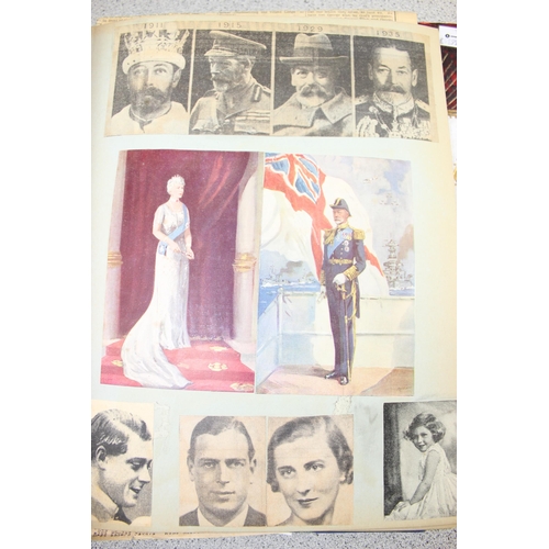 550 - 2 early 20th century scrapbook dealing mainly with Edwards VIII before abdication c.1935