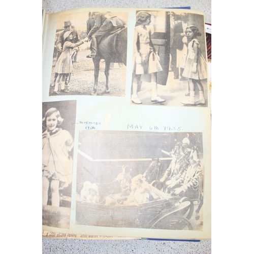 550 - 2 early 20th century scrapbook dealing mainly with Edwards VIII before abdication c.1935