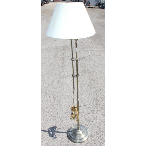 233 - Metal standard lamp