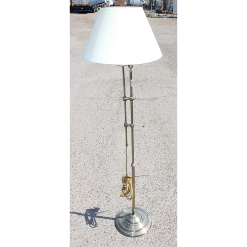 233 - Metal standard lamp