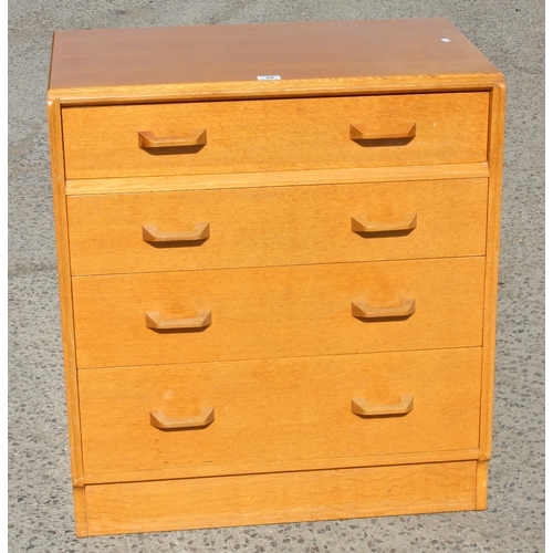 39 - A retro E Gomme G-Plan 4 drawer chest of drawers