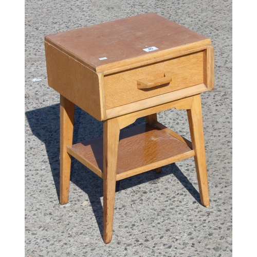 40 - A retro E Gomme G-Plan bedside table with drawer