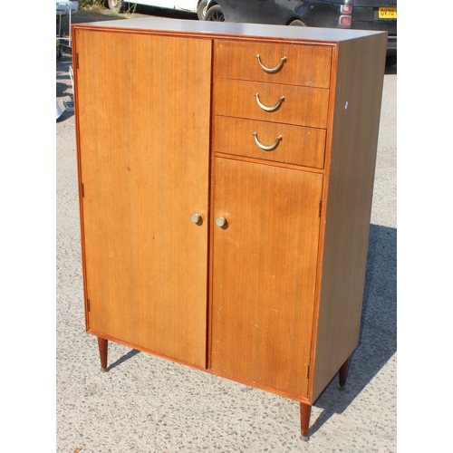 44 - Retro Meredew compactum wardrobe with 3 drawers and 2 cupboards