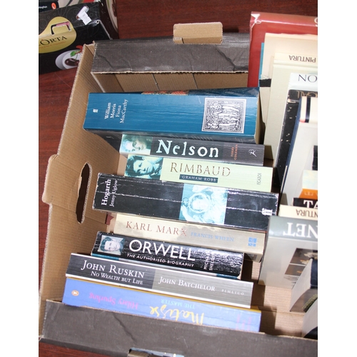 551 - Qty of assorted books to inc Art related (2 boxes)