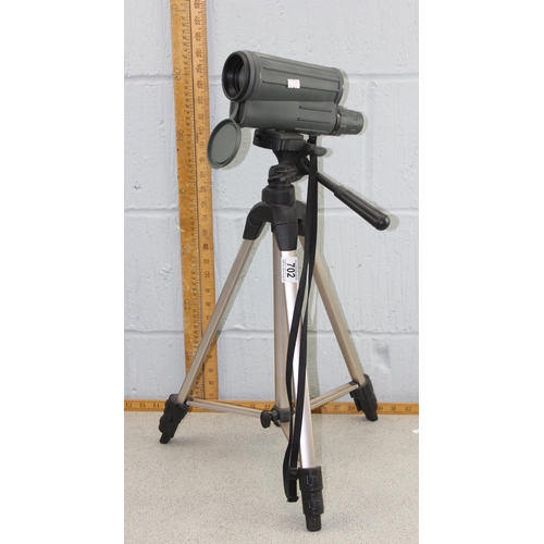 702 - Sibir Optics 20/50 x 50 spotting scope on stand