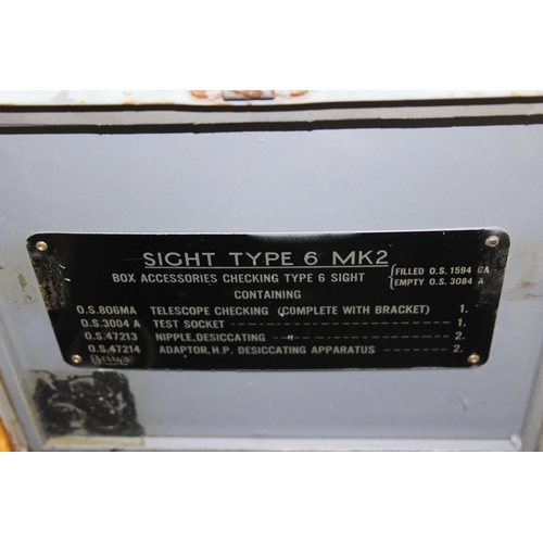 1006 - Military telescopic sight in box, Type 6 Mk 2