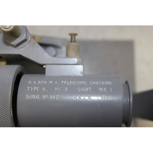 1006 - Military telescopic sight in box, Type 6 Mk 2