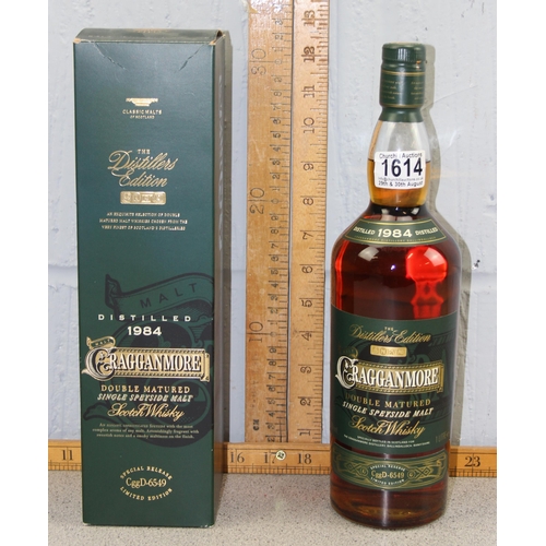 1614 - Cragganmore 1984 Distillers Edition Classic Malts of Scotland double matured Speyside single malt Sc... 