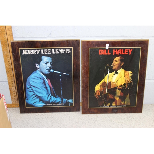 656 - Qty of music related display plaques (14)