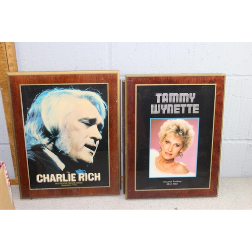 656 - Qty of music related display plaques (14)