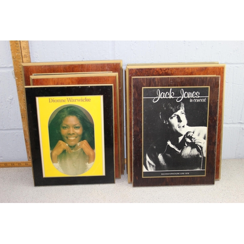 656 - Qty of music related display plaques (14)