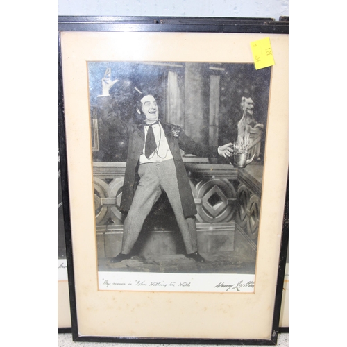 454 - 11 black and white framed photographs of Harry Lytton playing various roles from Gilbert & Sullivan ... 