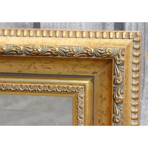 474 - Large gilt framed mirror approx. 130cm x 100cm