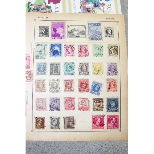 583 - Large qty of assorted stamps, 2 albums, FDC album etc etc