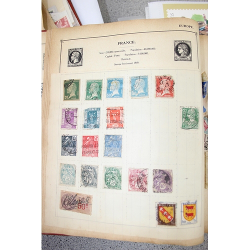 583 - Large qty of assorted stamps, 2 albums, FDC album etc etc