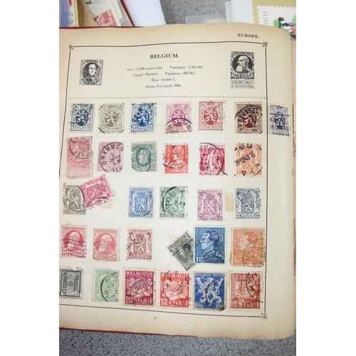 583 - Large qty of assorted stamps, 2 albums, FDC album etc etc