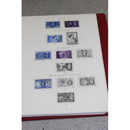 594 - Stamps - GB Used in Stanley Gibbons printed Album