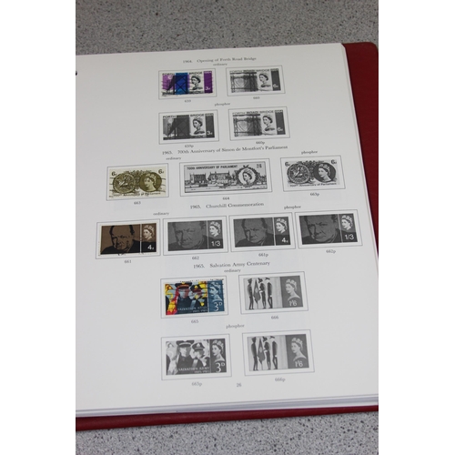 594 - Stamps - GB Used in Stanley Gibbons printed Album