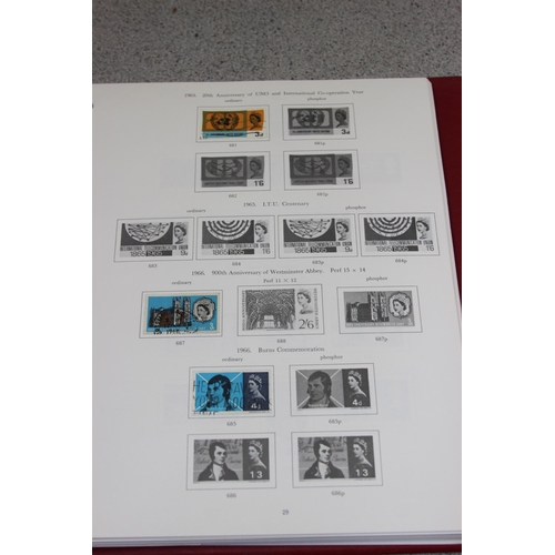 594 - Stamps - GB Used in Stanley Gibbons printed Album