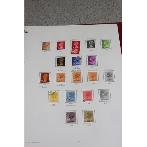 594 - Stamps - GB Used in Stanley Gibbons printed Album