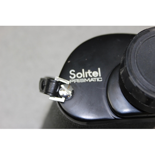 715 - 2 pairs of binoculars made by Solitel and Hilkinson