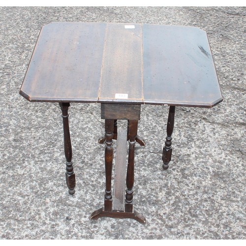 103 - An antique drop leaf Sutherland table