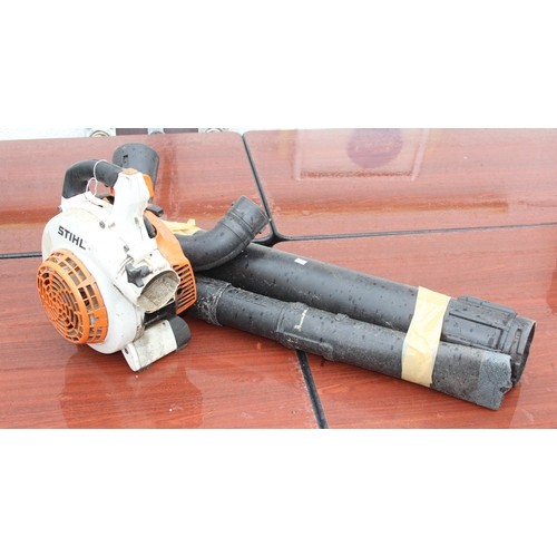 346 - Stihl petrol leaf blower