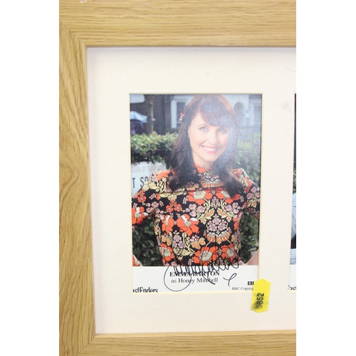 437 - Tina Turner autograph and framed collection of Eastenders cast autographs