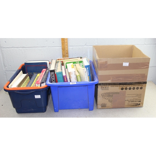 564 - 3 boxes of mixed books