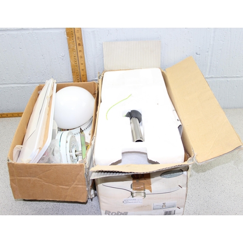 812 - 2 boxed ceiling fans