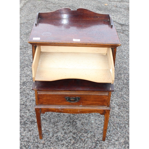 93 - An early 20th century 4 drawer music cabinet with Stone's Patent drawers