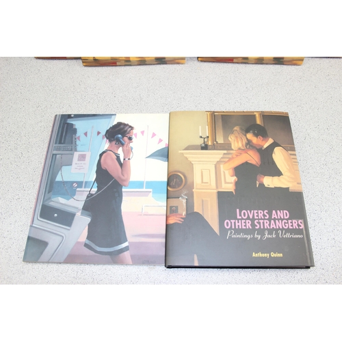 579 - Qty of assorted Jack Vettriano books to inc 6 signed examples