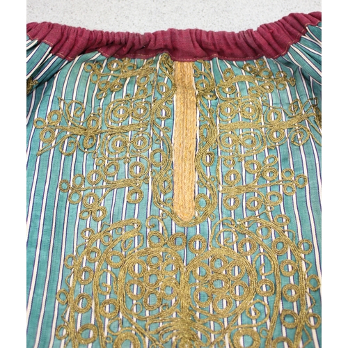 226 - Antique traditional Turkish women's trousers and jacket with embroidery