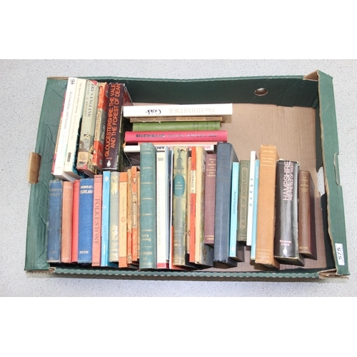 575 - Box of assorted books, mainly travel related to inc Michelin