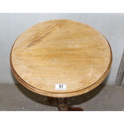 51 - Vintage barleytwist wine table