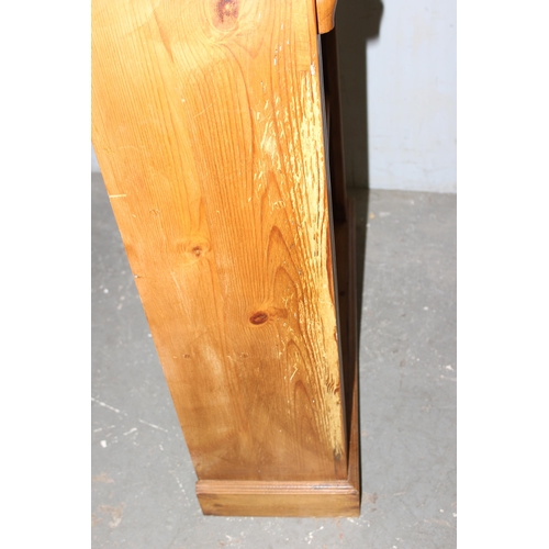 66 - 3 shelf pine bookcase